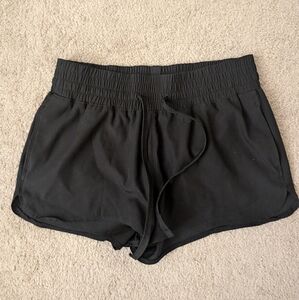 Black Mid-rise Board Shorts